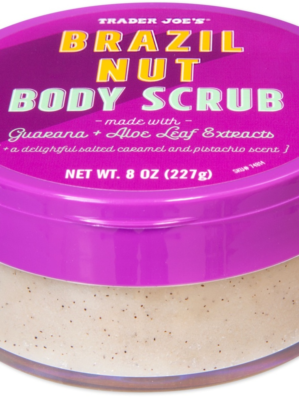 Trader Joe’s Brazil Nut Body Scrub | Guarana & Aloe Leaf Extracts
